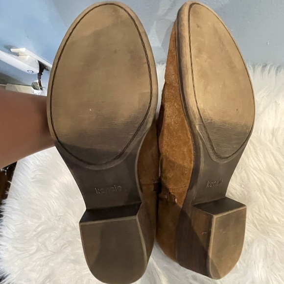 KENSIE GARRY SUEDE ANKLE BOOTIE BROWN SZ 9.5 - Picture 6 of 8